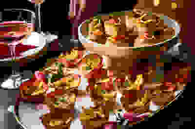 Canapés - Lobster Volauvents & Carbonara Cups