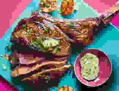 Tomahawk steak prepared