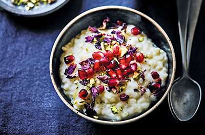 Turkish delight rice pudding