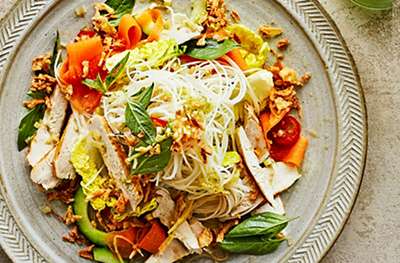 Vietnamese-style chicken & noodle salad