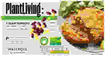 Waitrose PlantLiving: 4 Frozen Bean Burgers 454g image
