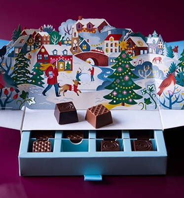 Winter Village Chocolate Box