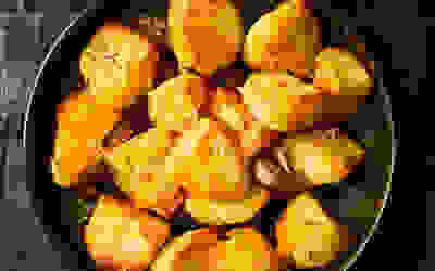 Air fryer goose fat roast potatoes