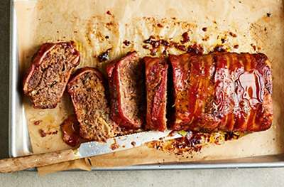 American-style meatloaf with sweet & sour glaze