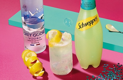 Image of vodka and bitter lemon