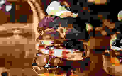 Black Forest choux buns 