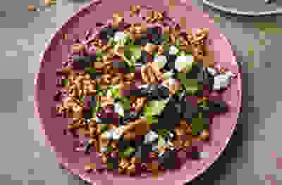 Blackberry & roast beetroot salad