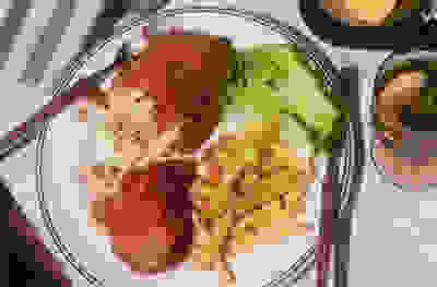 Boursin-stuffed chicken Kyivs