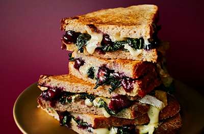 Brie and cavolo nero toasted sandwiches