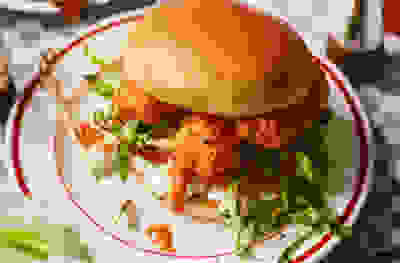 Buffalo fish burgers