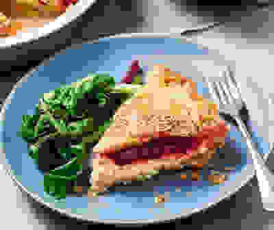 Butter bean & beetroot pie