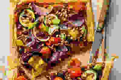 Caponata-style tart