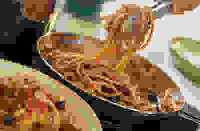 Cheat's chicken cacciatore