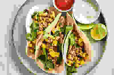 Chermoula cod tacos