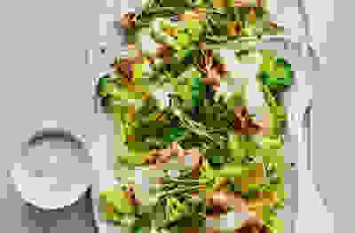 Chicken salad with green goddess dressing