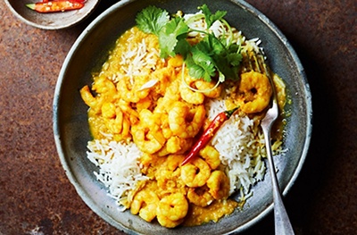 Chingri malaikari (bangladeshi prawn & coconut curry)