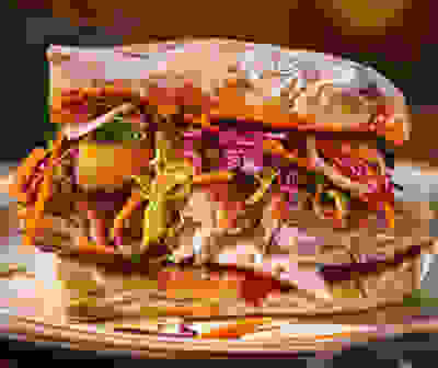 The ultimate leftover turkey sandwich