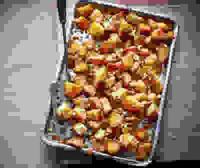 Classic crispy potato cubes 