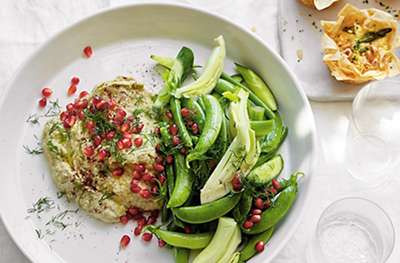 Courgette baba ganoush
