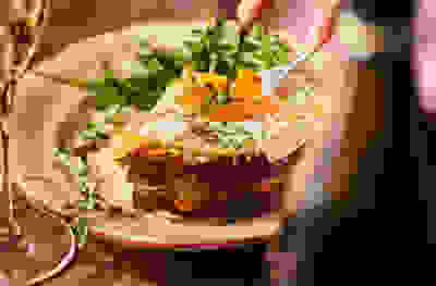 Crab thermidor croque madame