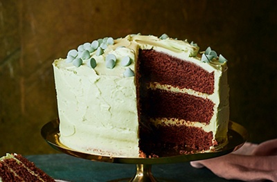 Easy chocolate & mint celebration cake