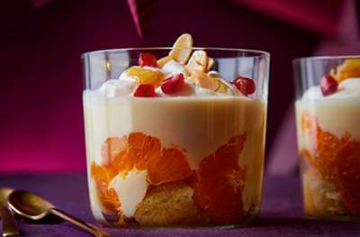 Easy peeler clementine trifles