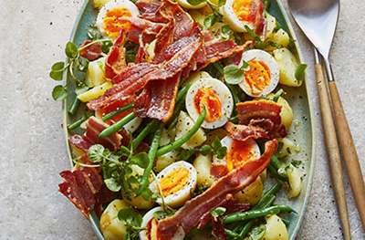 Egg & bacon salad