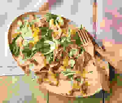 Fennel, orange and salmon salad