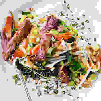 stir fried beef with cauliflower