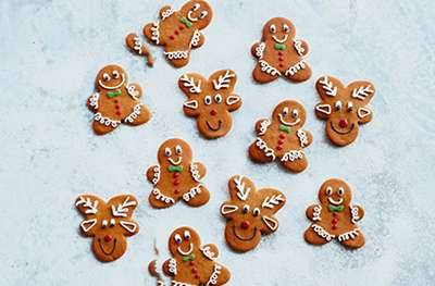 Gingerbread men & reindeer