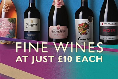 Fine wines at just £10 each