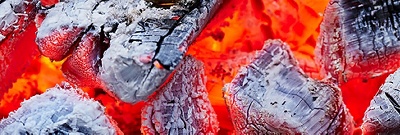 Image of hot charcoal