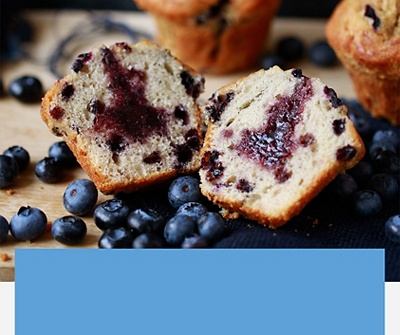 Blueberry & Oat Muffin