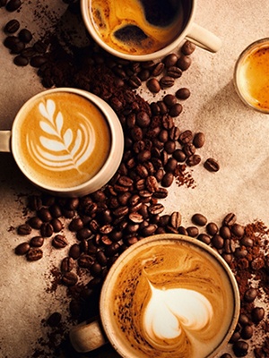 Image of hot drinks (coffee)