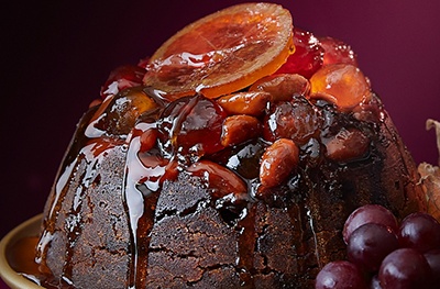 image of new No.1 Fig, Honey & Walnut Christmas Pudding