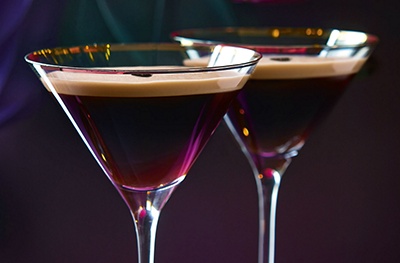 Hazelnut rum espresso martini