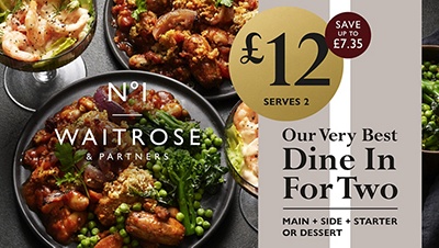 £12 Our Very Best Dine In - Main + Side + Starter (new!) or Dessert