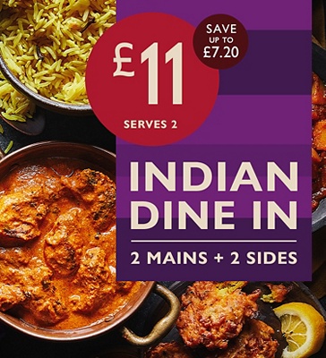 Indian Dine In | 2 Main + 2 Sides 