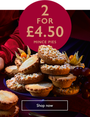 2 for £4.50 - Mince Pies