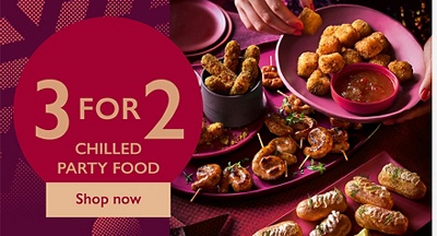 3 for 2 - Chilled Party Food