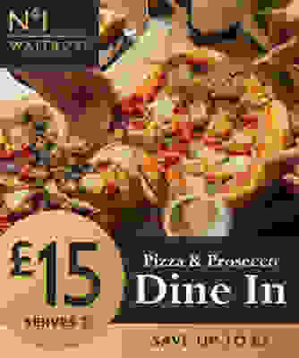 £15 No.1 Pizza & Prosecco Meal Deal | Choose 2 pizzas + 1 Prosecco