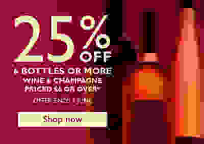 25% off 6 bottles or more