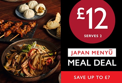 £12 Japan Menyu Meal Deal | Serves 2 | Save up to £7