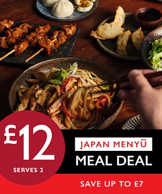 Shop Japan Menyū meal deal – 2 mains + 2 sides