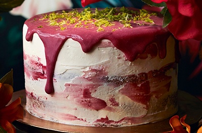 Mother's Day Recipes - Hibiscus & yuzu layer cake