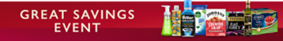 GREAT SAVINGS EVENT  |  Shop offers