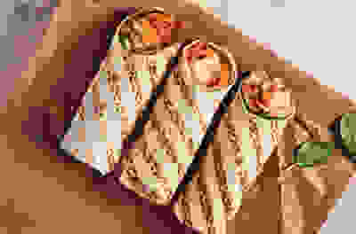 Chicken & Basil Hot Wrap