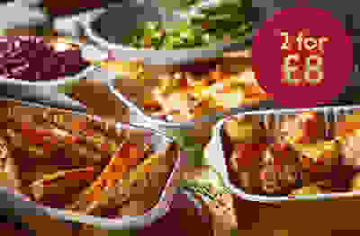 2 for £8 Veg sides