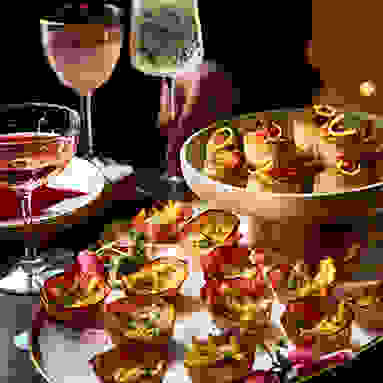 NYE - Lobster volauvents carbonara cups