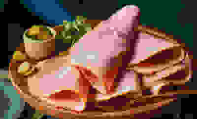 Christmas sandwich ham
